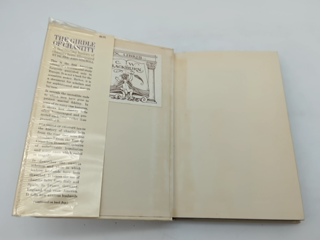 The Girdle Of Chastity by Dr. Eric John Dingwall (Hardcover) 1st Ed, Belt Book by Dr. Eric John Dingwall