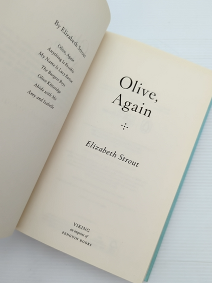 Olive, Again by Elizabeth Strout (Hardcover, 2019) 1st Edition Literature by Elizabeth Strout