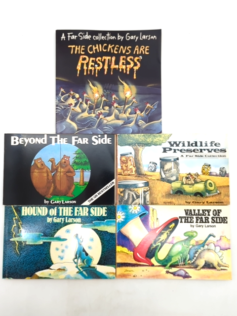 Gary Larson Bundle 5x Far Side Books: The Chickens are Restless; Beyond… by Gary Larson