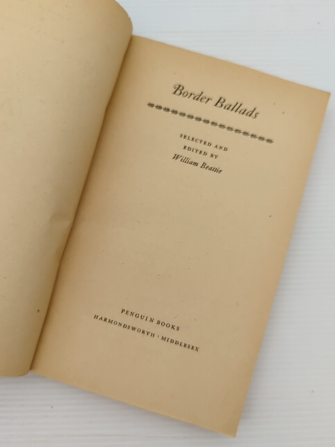 Border Ballads by William Beattie (Paperback, 1952) by William Beattie