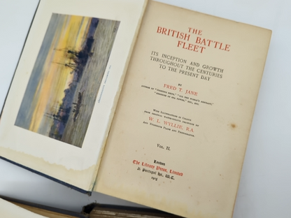 The British Battle Fleet Fred T Jane 2 Vol Naval History by Fred T Jane