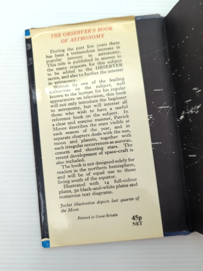 The Observer's Book Of Astronomy by Patrick Moore, Astronomy by Patrick Moore