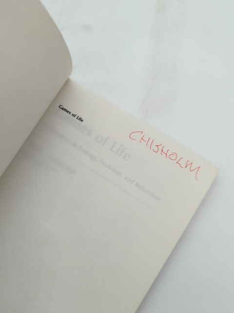 Games Of Life: Explorations In Ecology, Evolution, And Behaviour by Karl Sigmund by Karl Sigmund