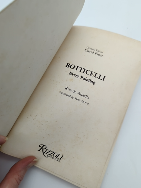 Botticelli (Every Painting) by Rita de Angelis (Paperback, 1980) Art History by Rita De Angelis