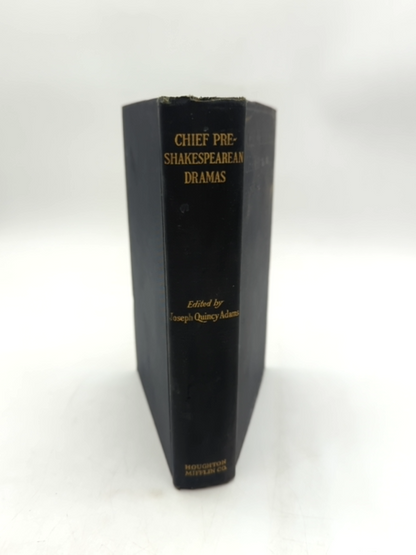 Chief Pre-shakespearean Dramas by Joseph Quincy Adams (Hardcover, 1924) by Joseph Quincy Adams
