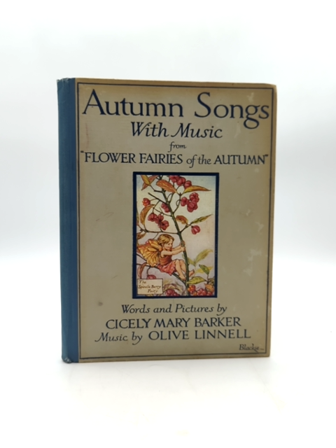 Autumn Songs With Music by Cicely Mary Barker (Hardcover, 1987) Children's by Cicely Mary Barker