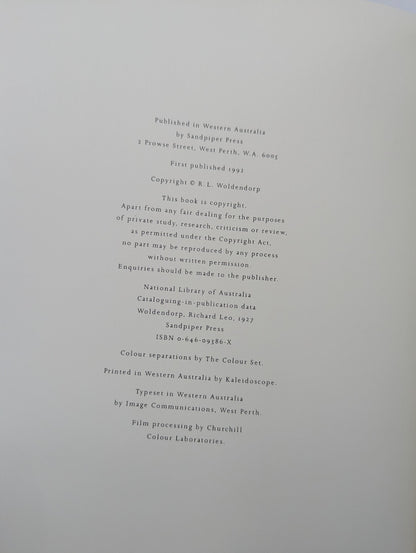Journey Through Landscape: Richard Woldendorp's Australia, History SIGNED by Richard Woldendorp