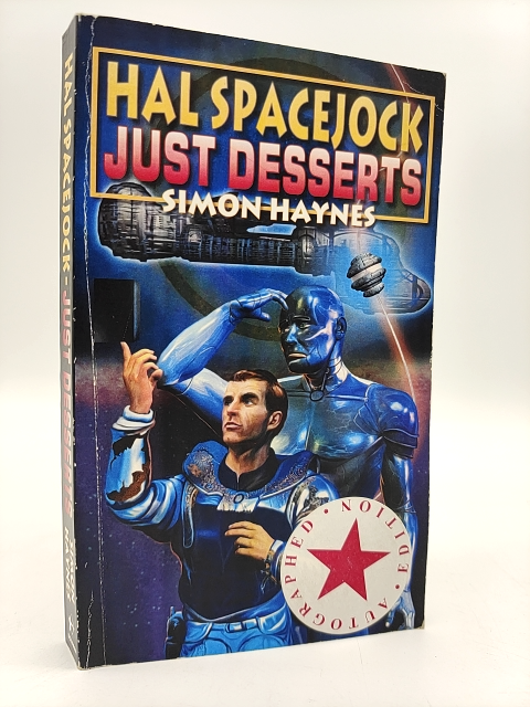 Hal Spacejock Just Desserts by Simon Hayes (Paperback, 2004) 1st EditionSigned by Simon Hayes