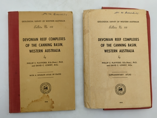 Devonian Reef Complexes of the Canning Basin, WA Phillip E Playford, Map by Phillip E Playford