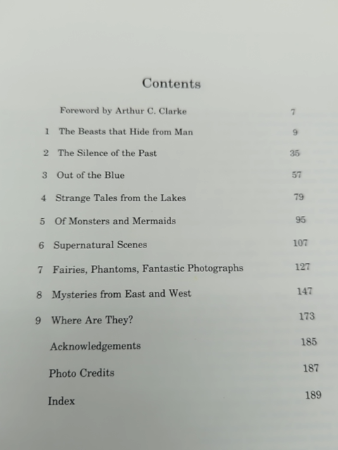 Arthur C. Clarke's chronicles of the Strange and Mysterious by John Fairley by John Fairley