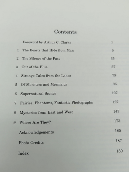 Arthur C. Clarke's chronicles of the Strange and Mysterious by John Fairley by John Fairley