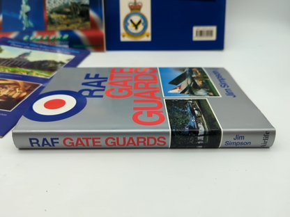 4x RAF books and magazines incl. RAF Gate Guards by Jim Simpson, Airforce by Various Authors