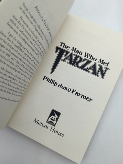 The Man Who Met Tarzan by Philip José Farmer (Hardcover, 2021) Signed by Philip Jose Farmer
