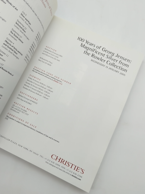 100 Years of Georg Jensen by Christie's New York (Paperback, 2005) by Christie'S New York