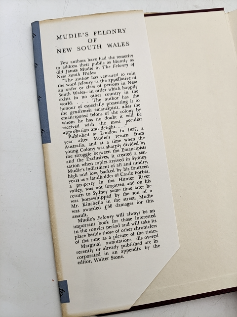 The Felonry Of New South Wales by James Mudie (Hardcover, 1965) by James Mudie