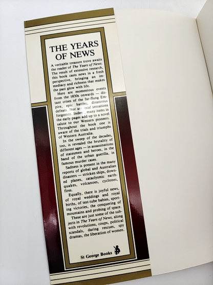 The Years Of News From The West Australian And Perth Daily News by Ross Haig by Ross Haig