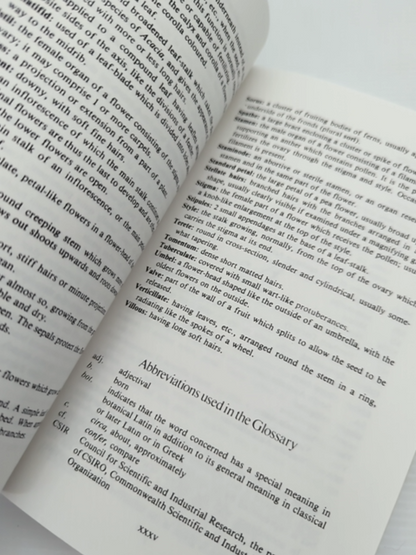 Western Australian Plant Names And Their Meanings Glossary, F. A. Sharr, Botany by Francis Aubie Sharr