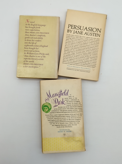 Jane Austen Paperback Bundle Pride and Prejudice; Persuasion; Mansfield Park by Jane Austen