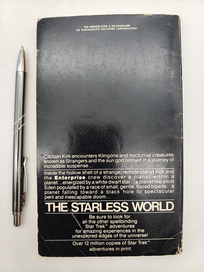 The Starless World (star Trek Adventures) by Gordon Eklund, Science Fiction by Gordon Eklund