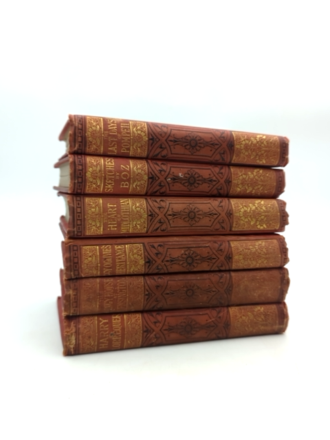 6x Vintage Cassell Company Novels, Dickens, Walter Scott, Lord Lytton by Sir Walter Scott & Charles Dickens