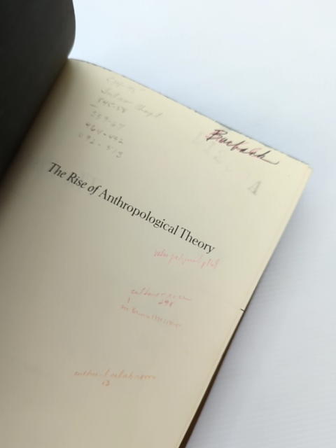 The Rise Of Anthropological Theory by Marvin Harris (Hardcover, 1971) by Marvin Harris