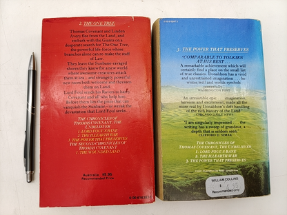 Stephen Donaldson Paperback Bundle 2x Thomas Covenant Books by Stephen Donaldson
