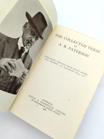 The Collected Verse Of Paterson by A B Paterson (Hardcover, 1934) by A B Paterson