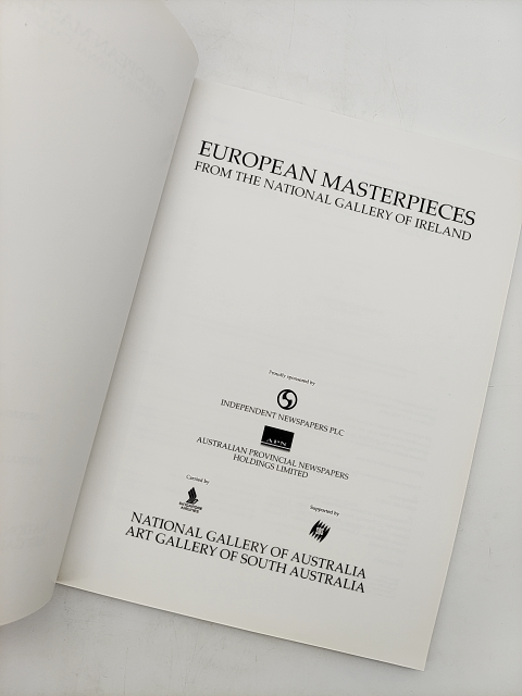 European Masterpieces From The National Gallery Of Ireland, Exhibition Catalogue by National Gallery of Australia