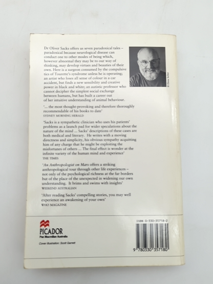 An Anthropologist On Mars Seven Paradoxical Tales, Oliver W. Sacks, Anthropology by Oliver W. Sacks