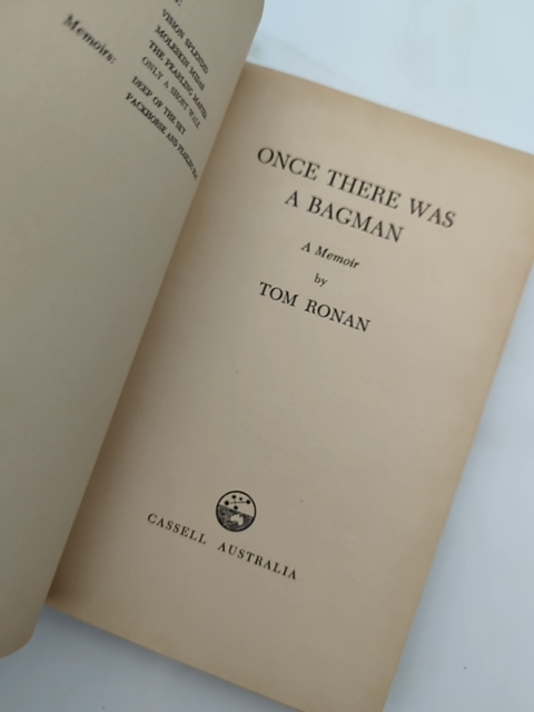 Once There Was Bagman by Tom Ronan (Hardcover, 1966) by Tom Ronan