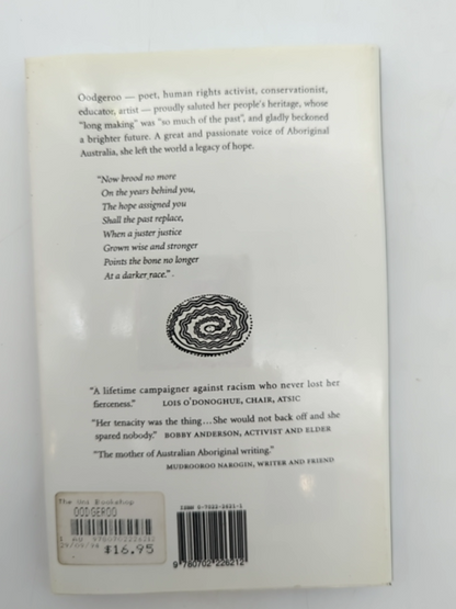 Oodgeroo by Kathleen J. Cochrane (Paperback, 1994) 1st Edition Poetry by Kathie Cochrane