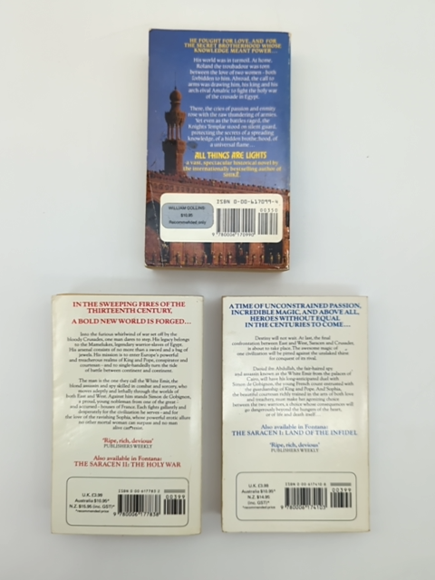 Robert Shea Paperback Bundle 3  Books: All Things Are Lights; The Saracen: La… by Robert Shea