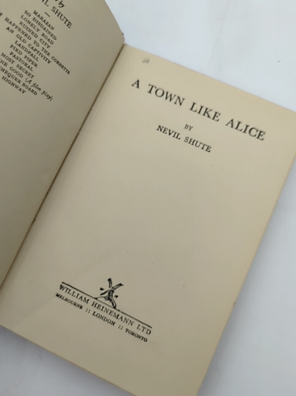 Town Like Alice by Nevil Shute (Cloth, 1950) Literature & Fiction by Nevil Shute