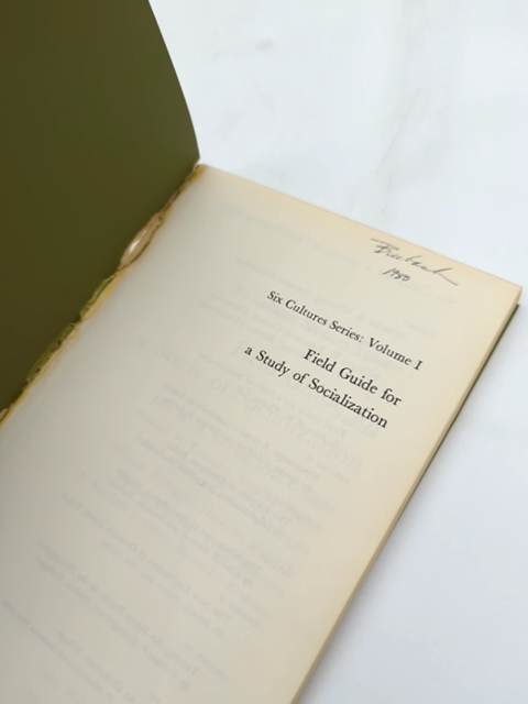 Field Guide For Study Of Socialization by John W M Whiting (Paperback, 1966) by John W M Whiting