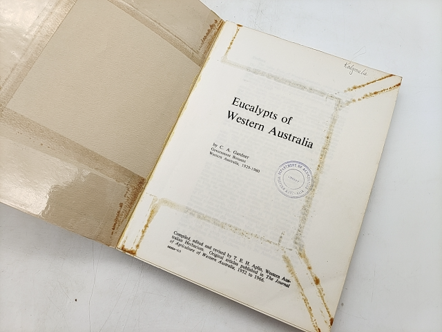 Eucalypts Of Western Australia by Charles Austin Gardner (Paperback, 1979) by Charles Austin Gardner