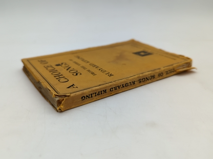 Choice Of Songs by Rudyard Kipling (Softcover, Wraps, 1925) Literature & Fiction by Rudyard Kipling