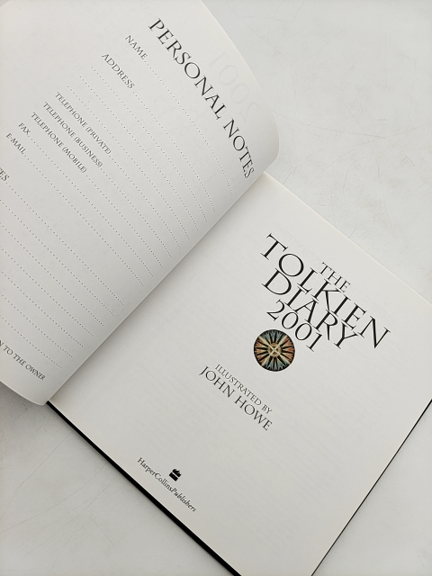 Tolkien Diary 2001: The Lord Of The Rings by Colin Duriez (Hardcover, 2001) by Not Available