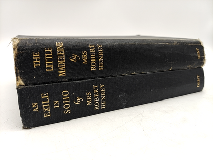 Mrs Robert Henrey Bundle 2x Vintage Novels, Little Madeleine, Exile In Soho by Mrs Robert Henrey