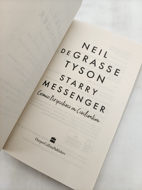 Starry Messenger by Neil deGrasse Tyson (Paperback, 2022) Astronomy by Neil Degrasse Tyson