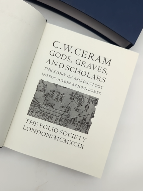 Gods Graves And Scholars by C W Ceram (Hardcover, 1999) Folio Society w/slipcase by C W Ceram