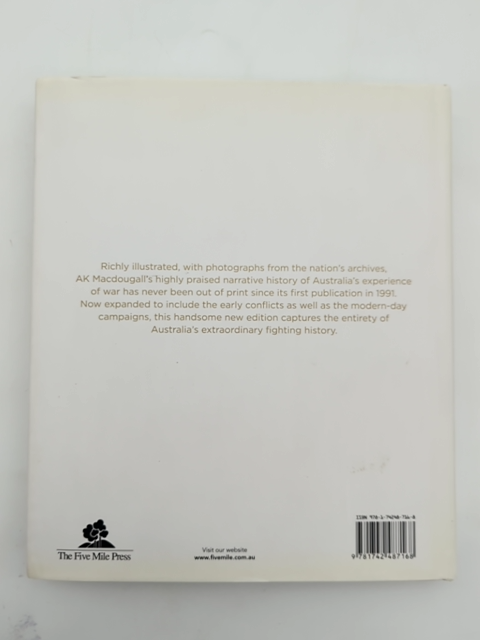 Australians At War by Anthony Keith Macdougall (Hardcover) Australian History by Anthony Keith Macdougall