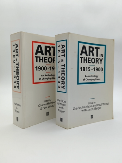 2x Art In Theory Books 1815-1900-1990 by Paul Wood & Charles Harrison by Paul Wood Charles Harrison