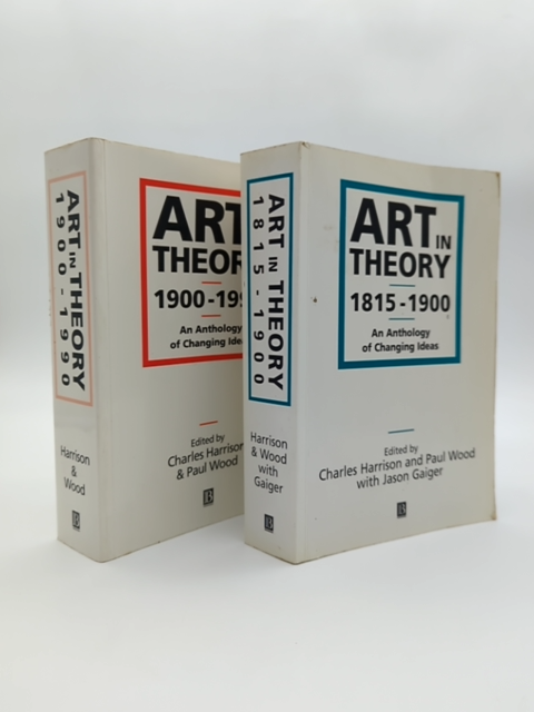 2x Art In Theory Books 1815-1900-1990 by Paul Wood & Charles Harrison by Paul Wood Charles Harrison