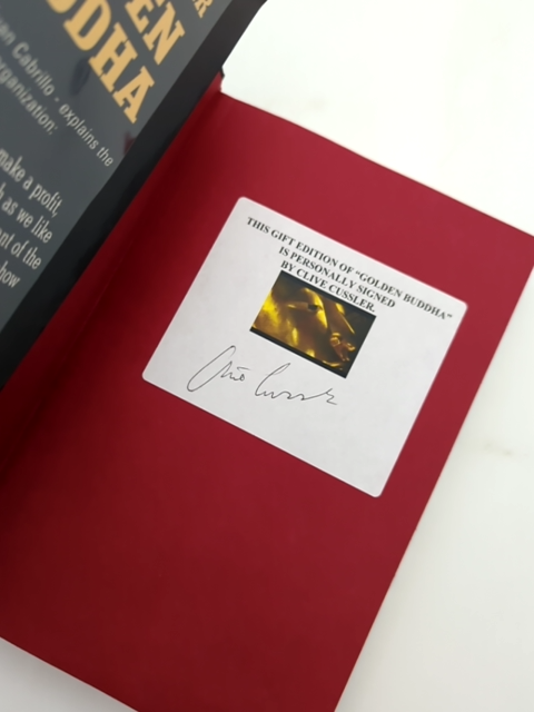 Golden Buddha (the Oregon Files) by Clive Cussler, Adventure Signed by Clive Cussler
