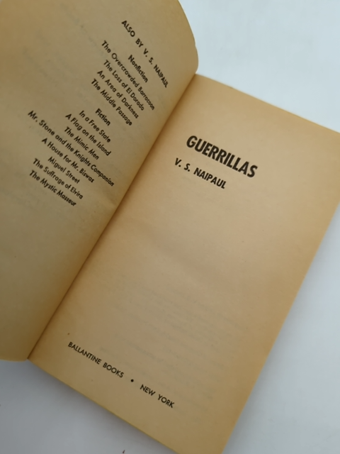 Guerrillas by V S Naipaul (Paperback, 1976) by V S Naipaul
