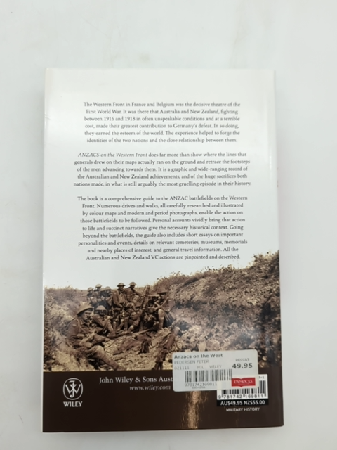 Anzacs On The Western Front: The Australian War Memorial Battlefield Guide, Pete by Peter Pedersen