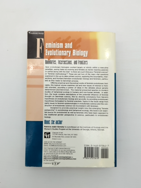 Feminism And Evolutionary Biology Boundaries, Intersections, And Frontiers, Patr by Patricia Adair Gowaty