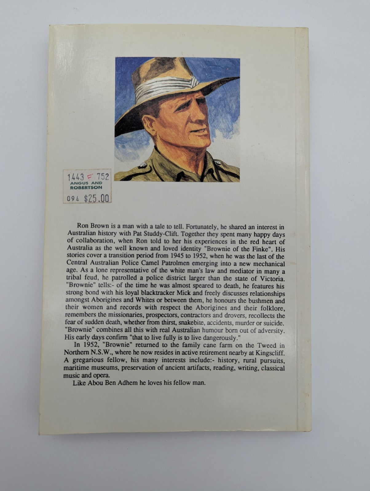 Bush Justice by Pat Brown Ron & Studdy-Clift, Australian Mounted Police History by Pat Brown Ron & Studdy-Clift