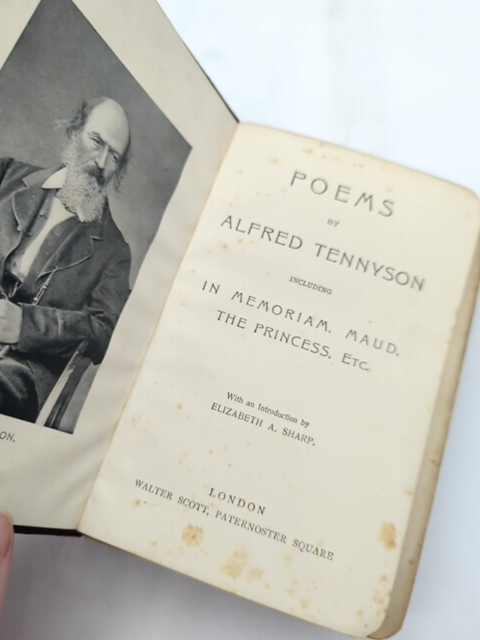 Poems Of Alfred Tennyson by Alfred Tennyson (Leather, 1904) Literature & Fiction by Alfred Tennyson