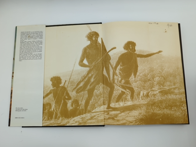 White on black The Australian Aborigine Portrayed in Art, Geoffrey Dutton Signed by Geoffrey Dutton